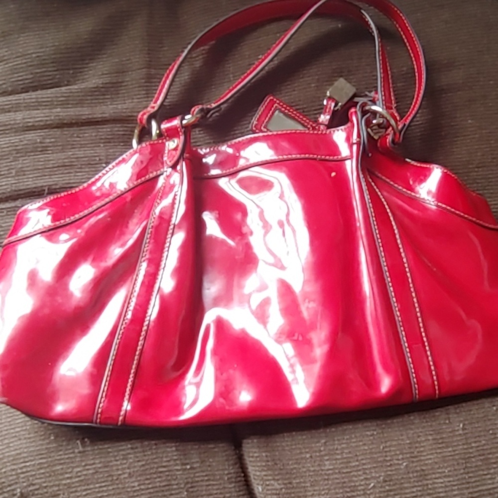 Red Liz Claiborne handbag